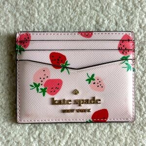 Kate Spade Strawberry Card Case